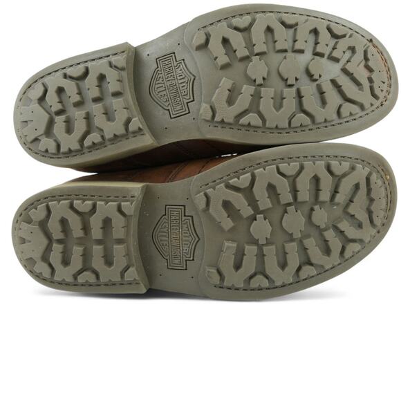 Harley Davidson Chelsea Boots Mens 11 Brown Leather Motorcycle Bikercore 93040 - Picture 10 of 11